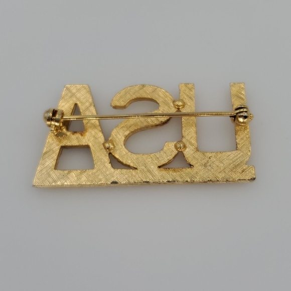 Vintage | Jewelry | Vintage Usa Rhinestone Brooch | Poshmark